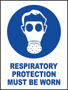 SAFETY SIGN (SAV) | Respiratory Protection Must Be Worn